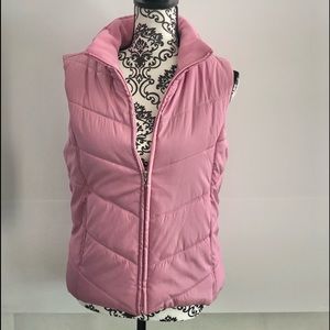 IZOD Outerwear Light Pink Puffer Vest